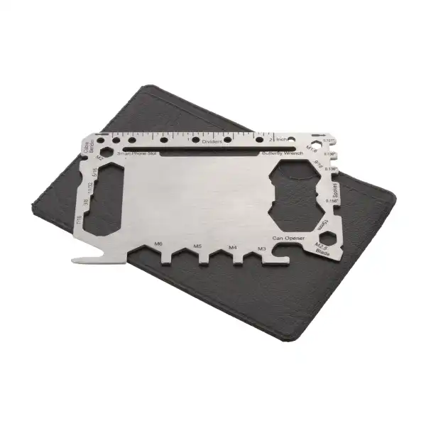 Karta multitool — 20 funkcji w formacie karty kredytowej