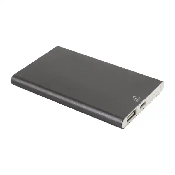 Powerbank — 4000 mAh, aluminium z recyklingu, 7 kolorów