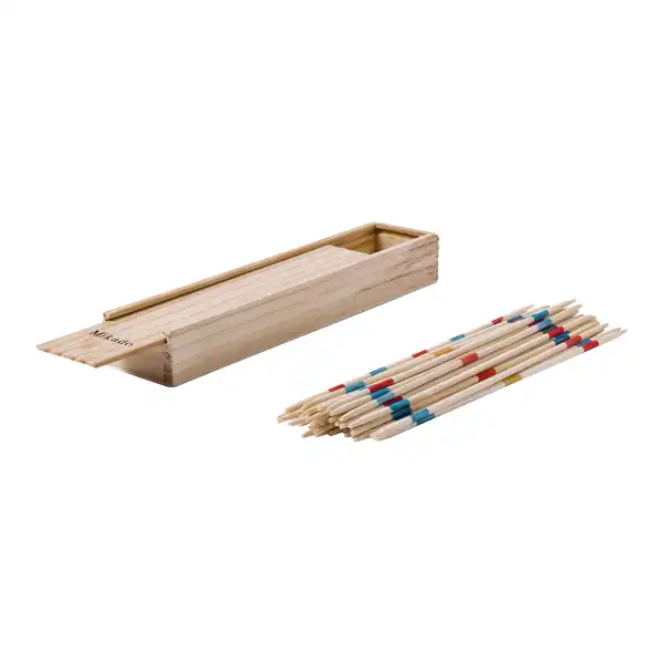 Drewniane mikado w pudełku — 41 patyczków