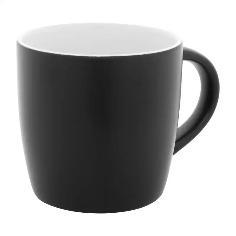 Kubek ceramiczny 300 ml — biały i czarny, bez znakowania