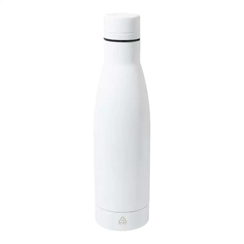 Butelka stalowa z logo firmy 750 ml — biały