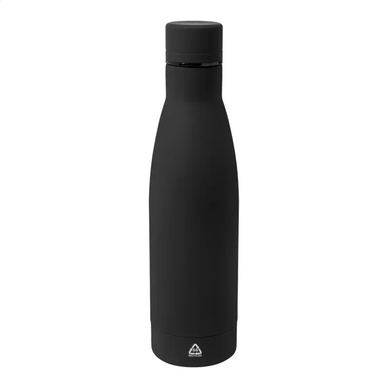 Butelka stalowa z logo firmy 750 ml — czarny