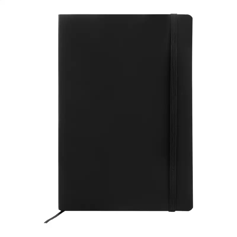 Notes A5 w miękkiej oprawie RPU z nadrukiem — czarny