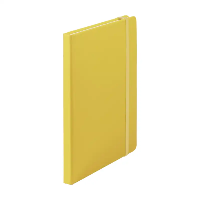 Notes A5 z nadrukiem logo — żółty